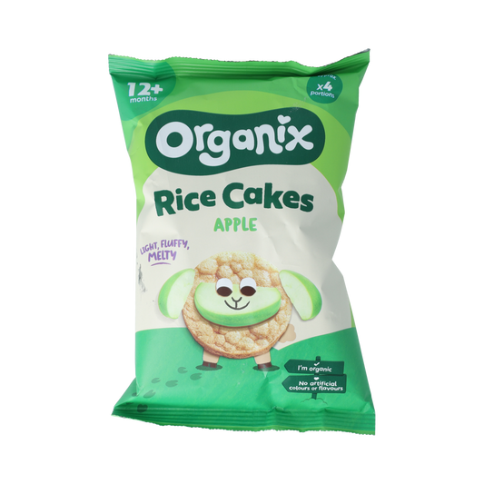 Organix Luchtige rijstwafeltjes appel 12+M bio 40.00 Gram