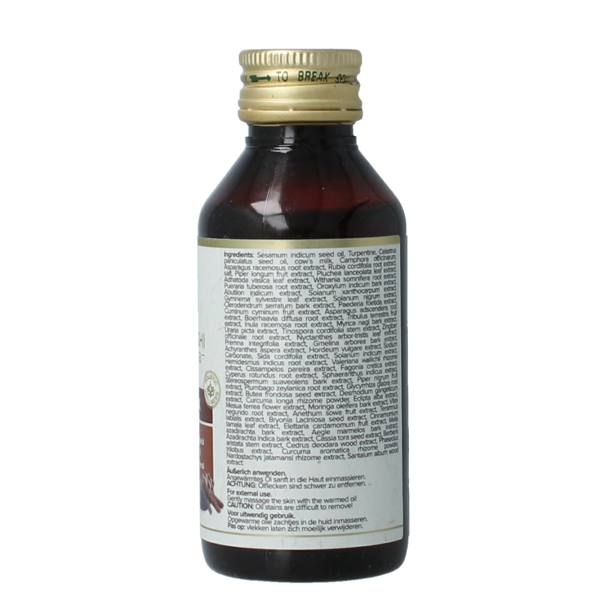 Maharishi Ayurv Ayurflex herbal supplement bottle, 100ml, from Maharishi Ayurv, with herbal ingredients in a clear bottle