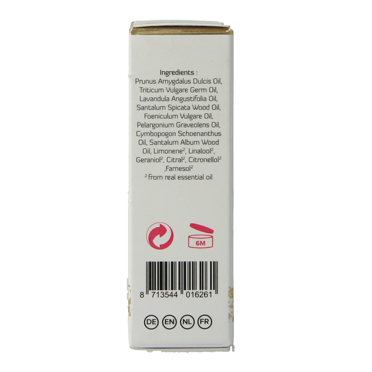 Maharishi Ayurv Radiant Skin Oil in 10ml bottle, herbal skincare product from Maharishi Ayurv Kruidenpreparaten line.