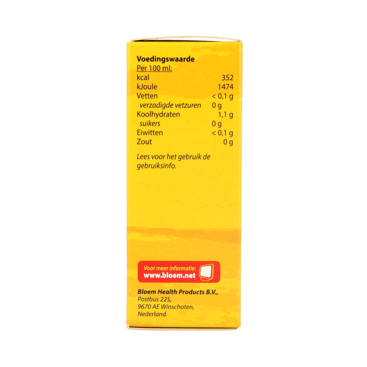 Bottle of Bloem Berberax herbal supplement in 50ml container, featuring a label with green and white design and product details.