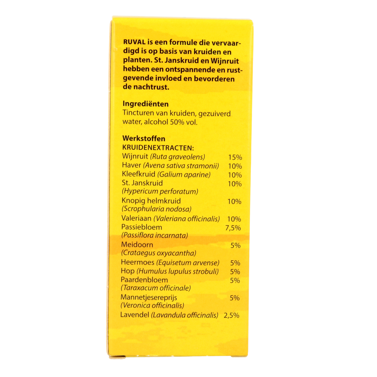 Bloem Ruval 100ml herbal preparation bottle, featuring a clear label with green accents and a white cap.