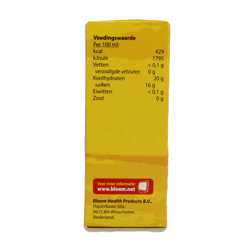 Bloem Salitula herbal preparation in a 50ml bottle, natural kruidensupplement with herbal ingredients, compact and neatly labeled.
