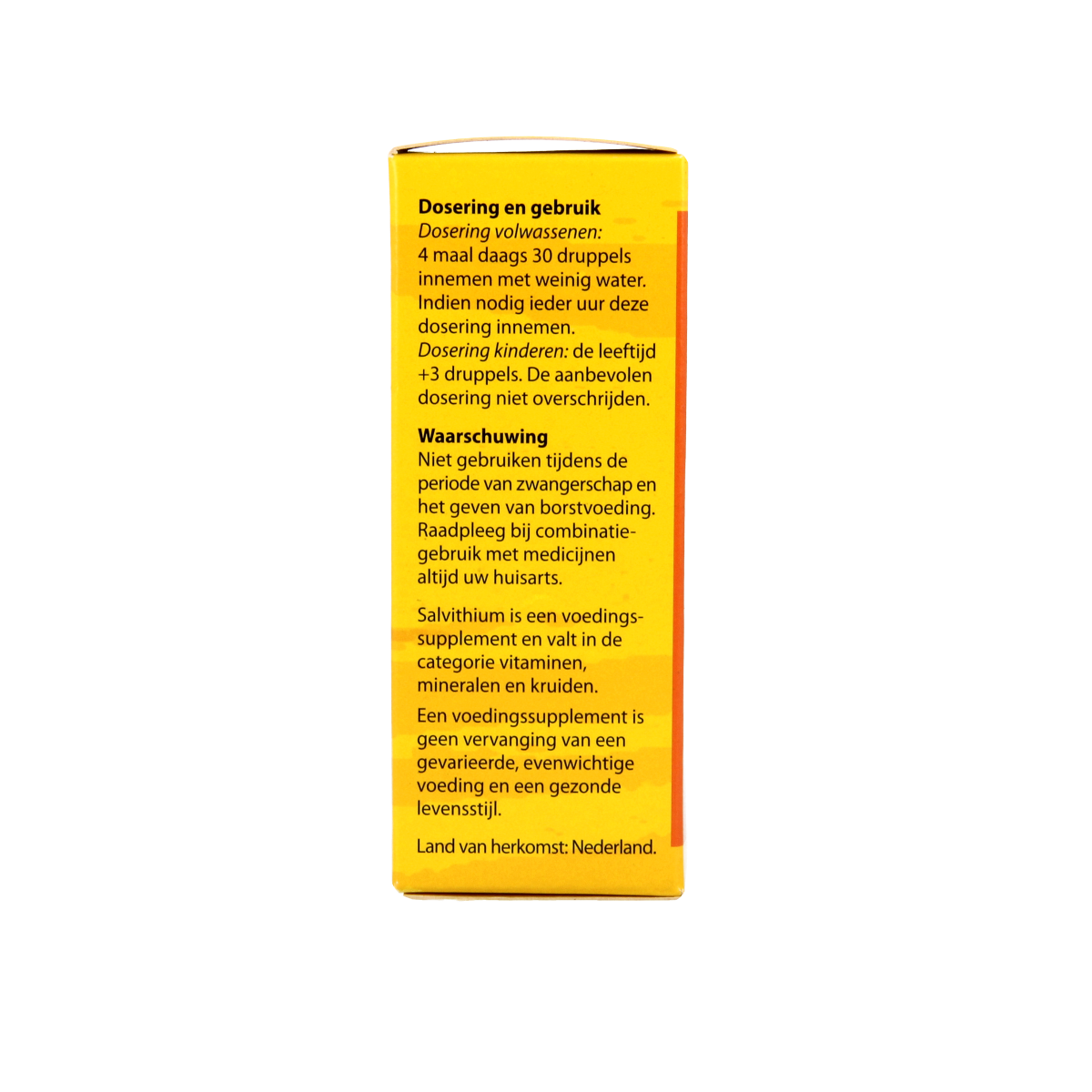 Bloem Salvithium herbal supplement bottle with 50ml capacity, featuring a label with product details and branding.