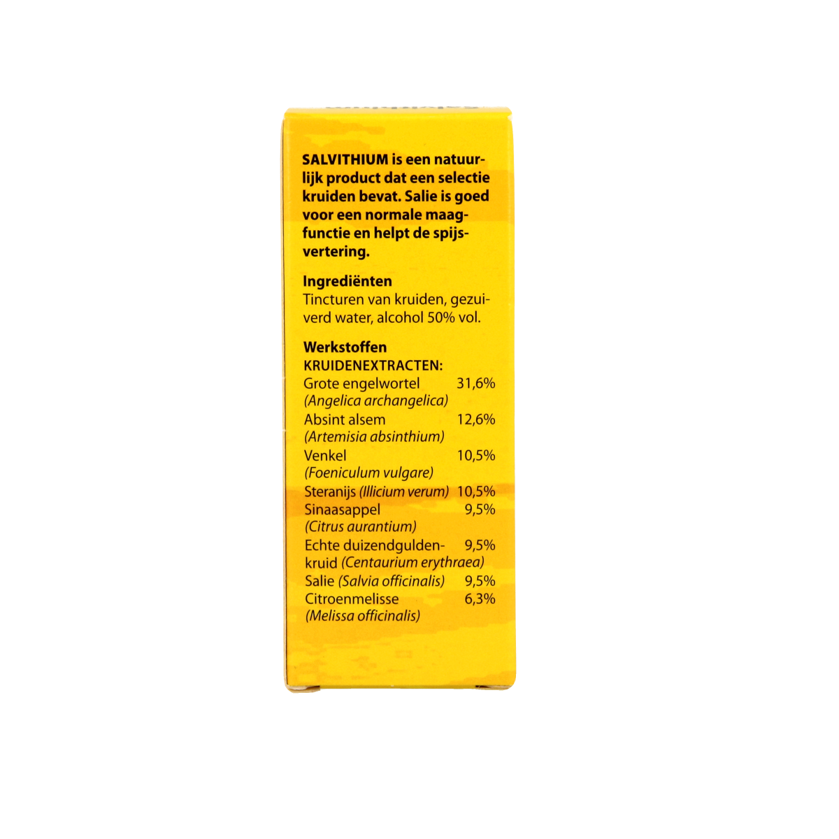Bloem Salvithium herbal preparation bottle, 50ml, with label and cap, for natural health remedies.