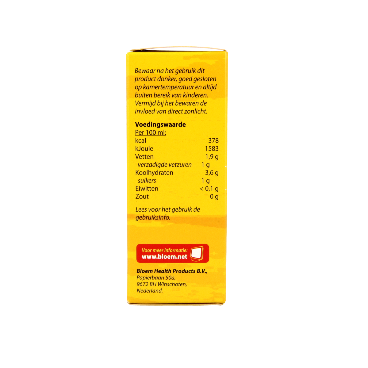 Bloem Salvithium herbal supplement bottle with 50ml capacity, part of Bloem's kruidenpreparaten collection.