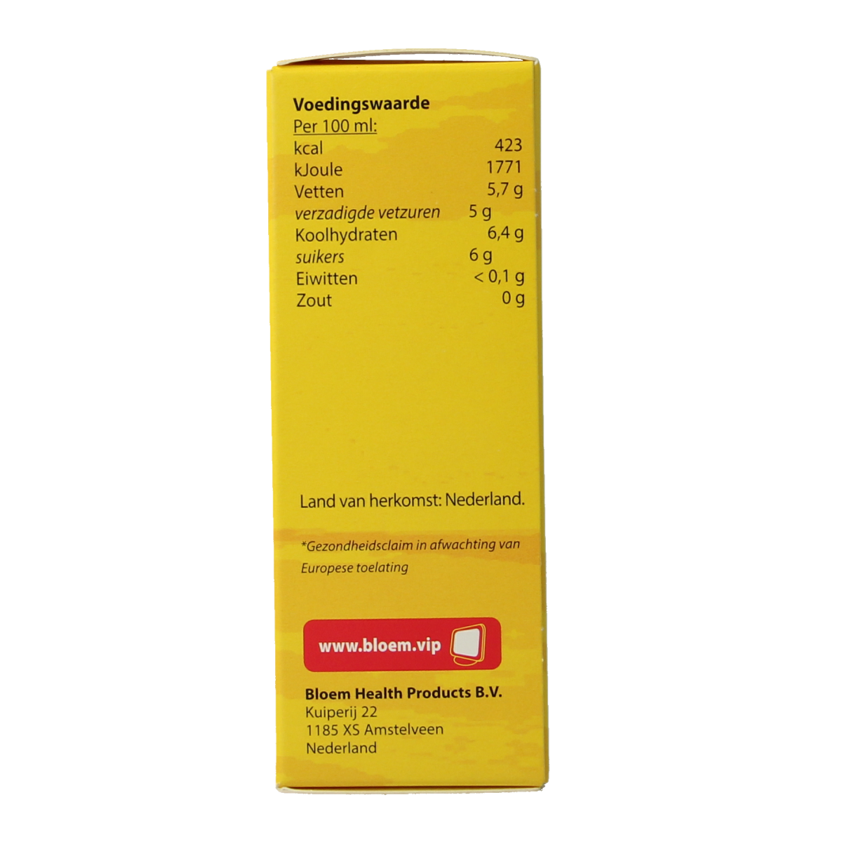 Bloem Sanicaryo herbal preparation bottle, 50ml, with label and cap, designed for natural remedies and herbal treatments.
