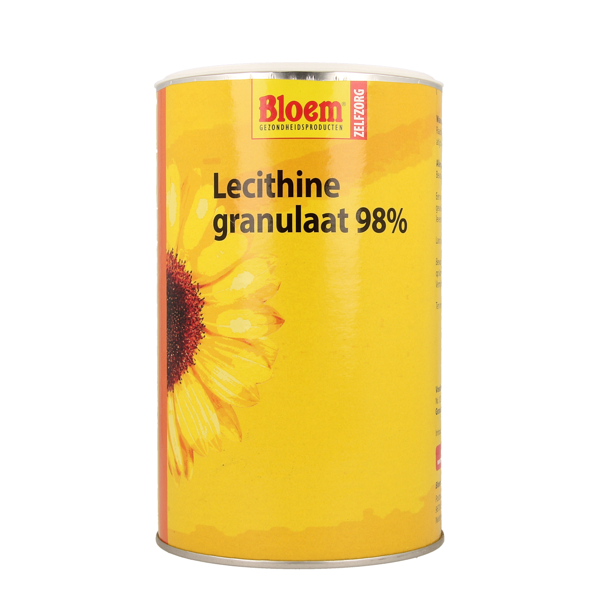 Bloem Lecithine granulaat 98% in 400g package, a herbal supplement for health and nutrition.