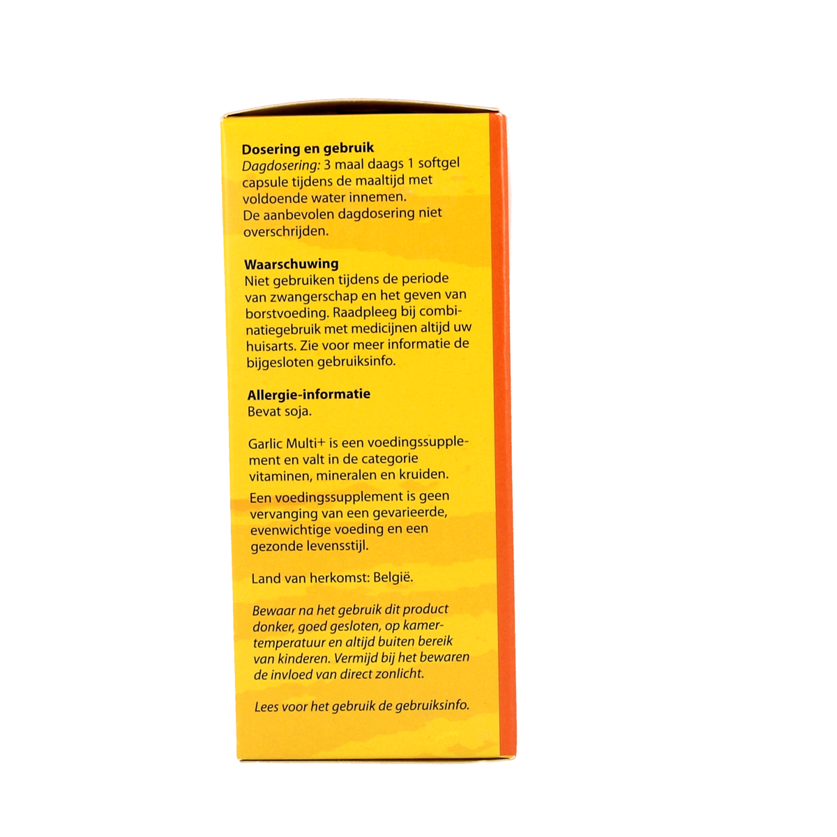 Bloem Garlic Multi+ capsules, herbal supplement, 100 capsules, natural kruidenpreparaten for immune support