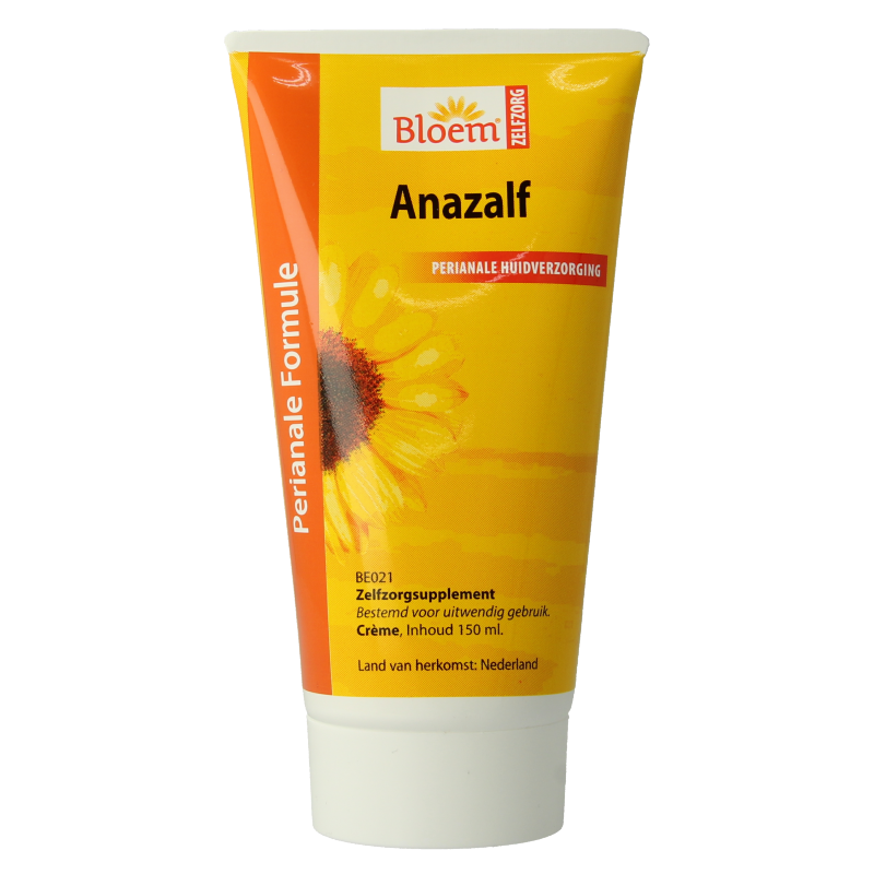 Bloem Anazalf Bio 150ml body care product bottle, natural skincare from Bloem, with label and cap visible.
