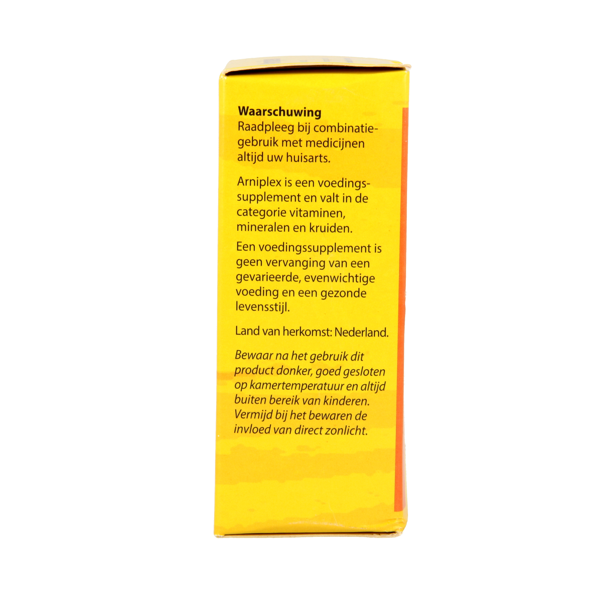 Bloem Arniplex herbal supplement bottle, 50ml, in packaging with product label, typical of Kruidenpreparaten products.
