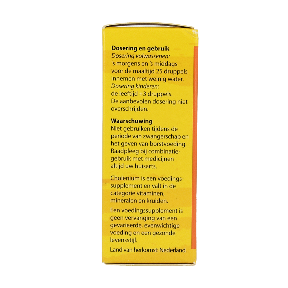 Bloem Cholenium herbal preparation bottle showing the 50ml container with the label in a natural setting.