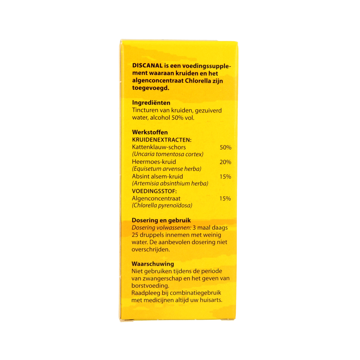 Bloem Discanal herbal preparation in 100ml bottle, shown in the image, with label displaying product details and branding.