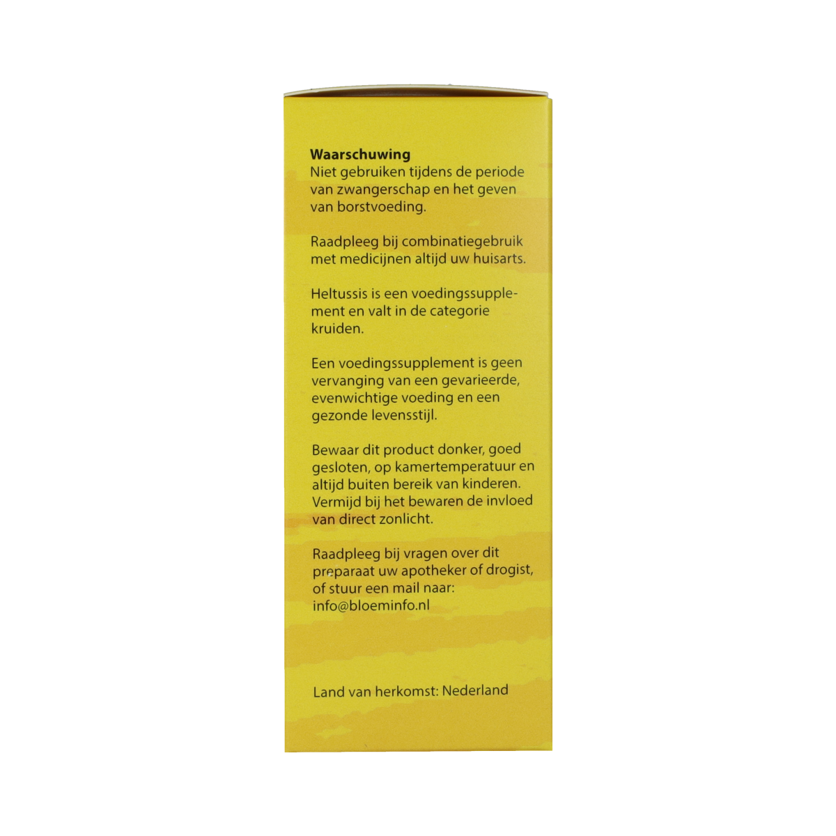 Bloom Heltussis herbal drops in 100ml bottle, natural herbal remedy from Bloem for throat and respiratory support.
