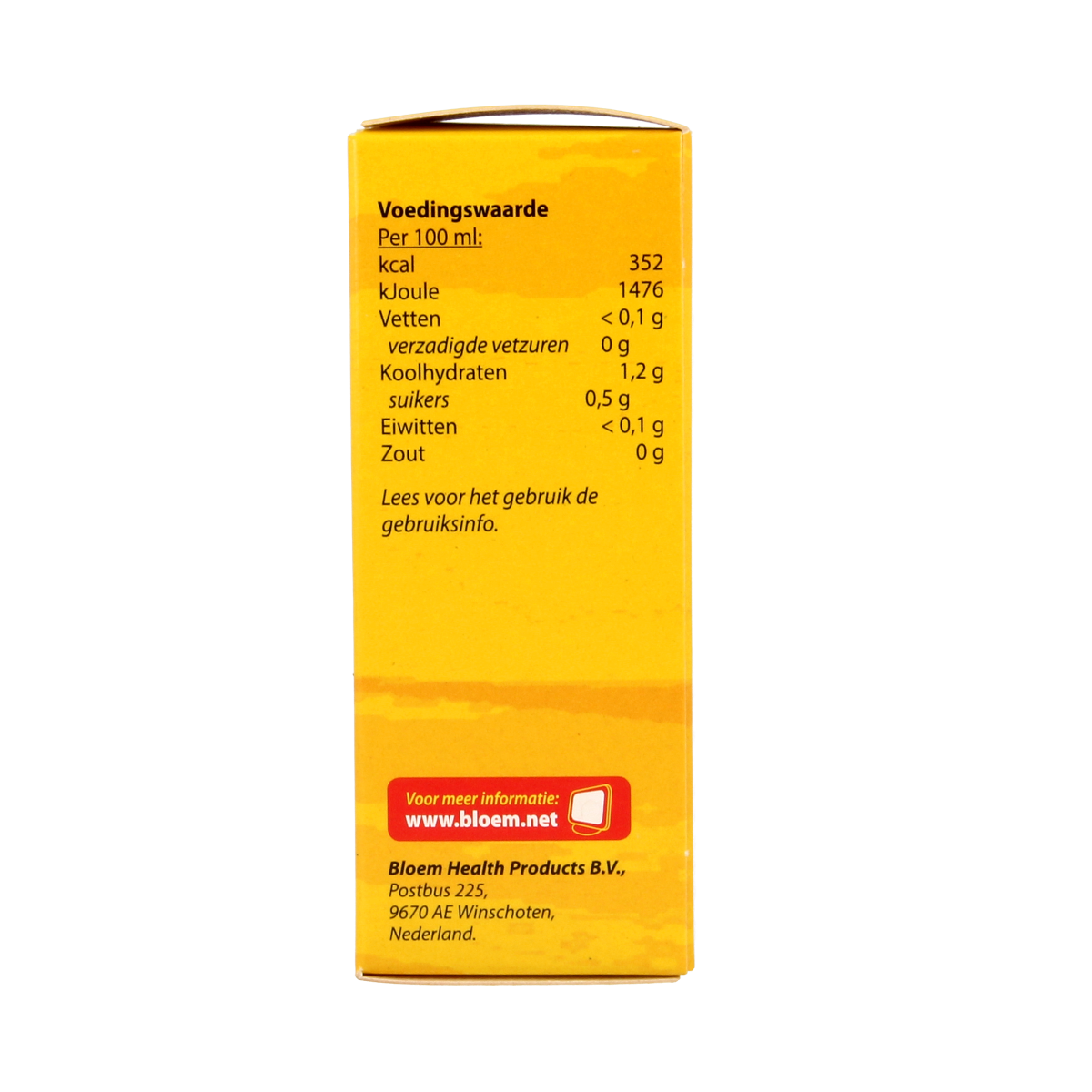 Bloem Kruidenpreparaten Juglagina bottle, 50ml herbal supplement with a white cap and colorful label, for natural health.