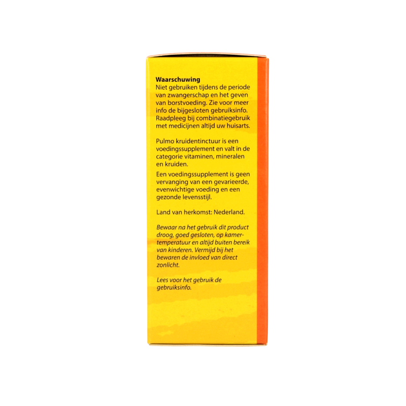 Bloem Pulmo 100ml herbal remedy in a glass bottle, part of Bloem's herbal preparations collection.