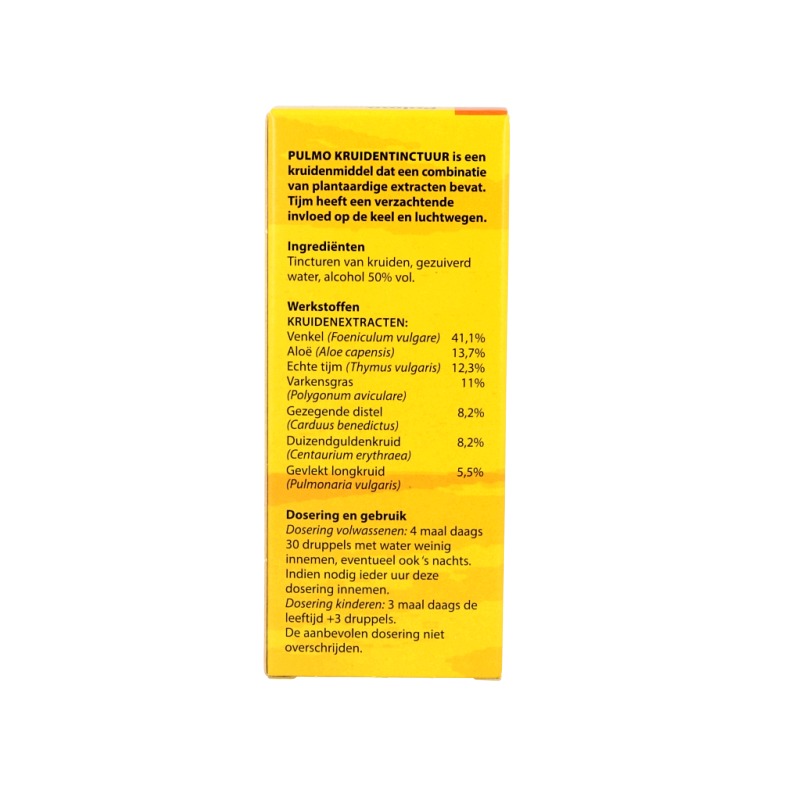 Bloem Pulmo 100ml herbal remedy in a glass bottle, part of Bloem's herbal preparations collection.