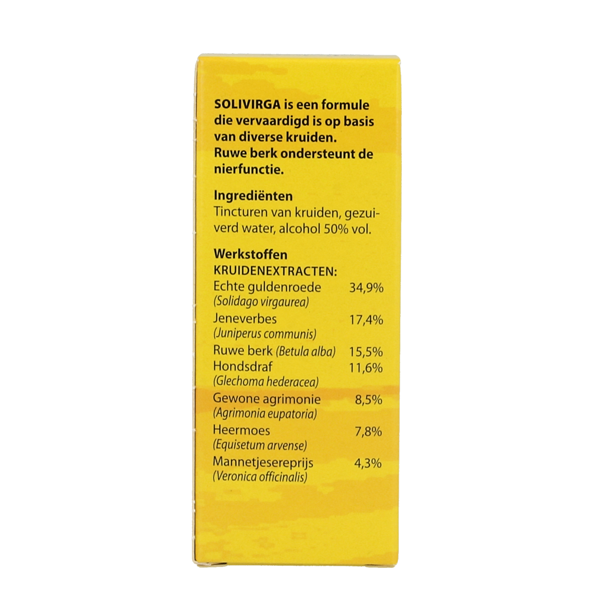 Bloem Solivirga herbal supplement in a 50ml bottle, natural plant-based remedy for wellness, product image showing the packaging.