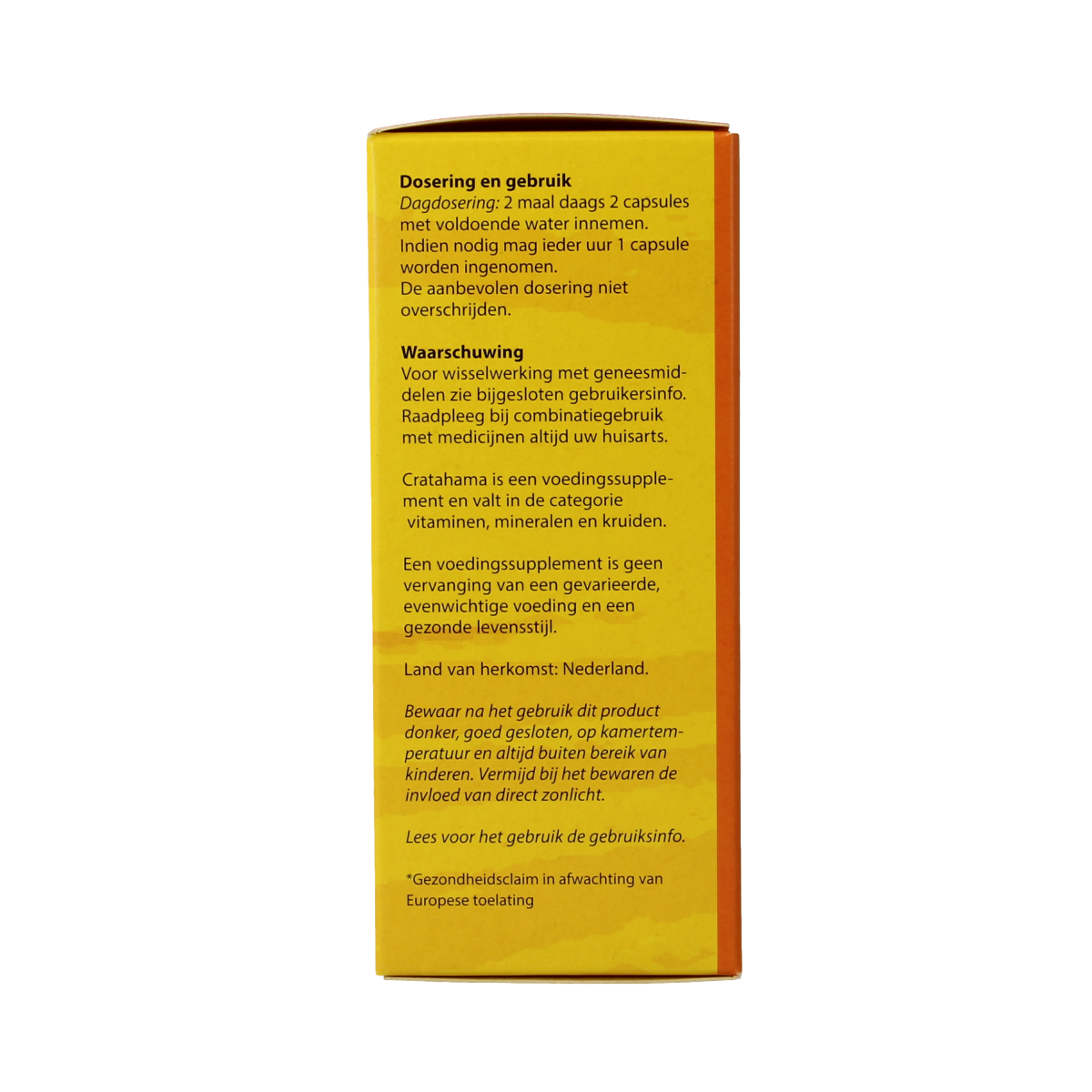 Bloem Cratahama herbal supplement capsules, 100-count, featuring natural ingredients for wellness and health support.
