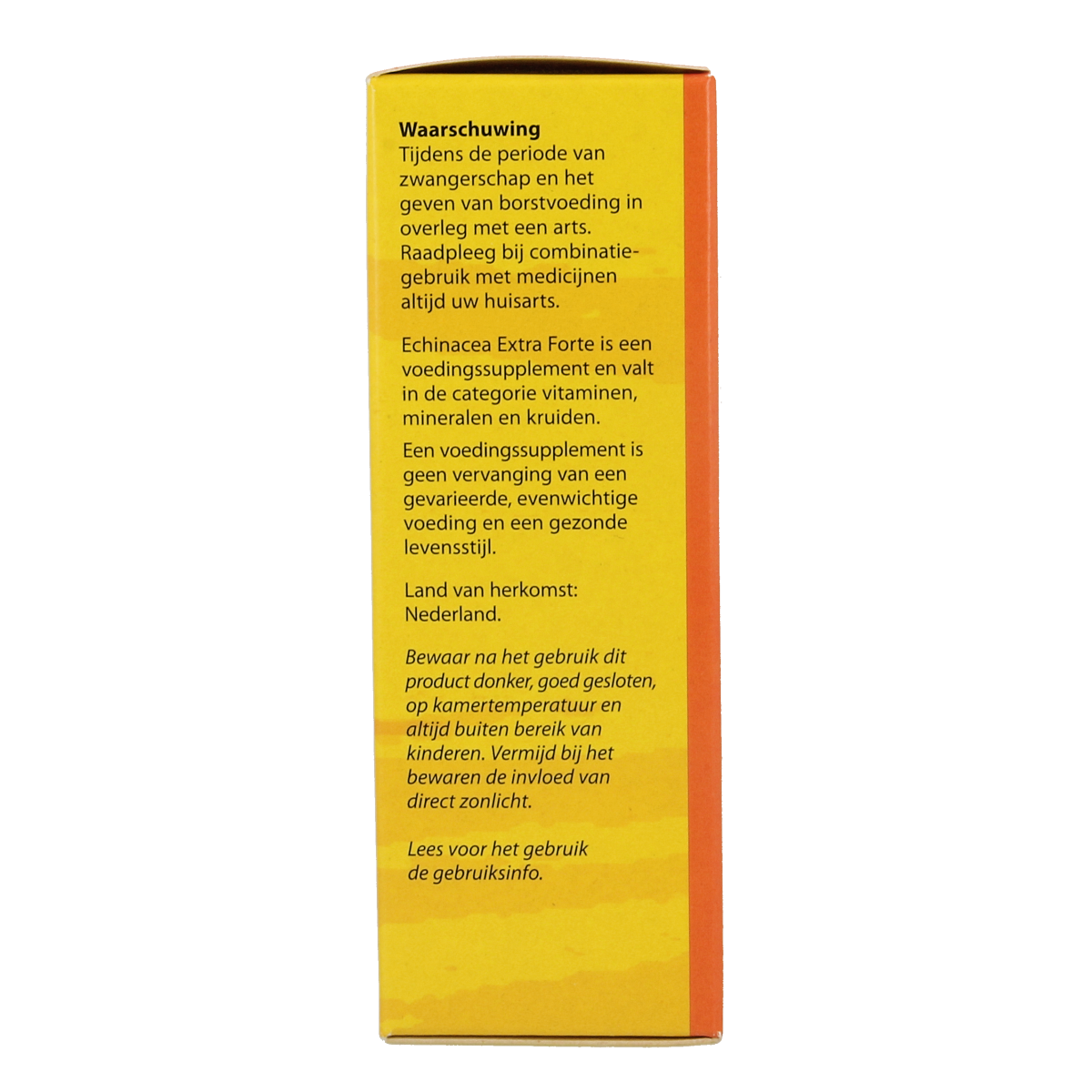 Bloem Echinacea extra herbal supplement capsules in a bottle, part of Kruidenpreparaten line, with 60 capsules for immune support.