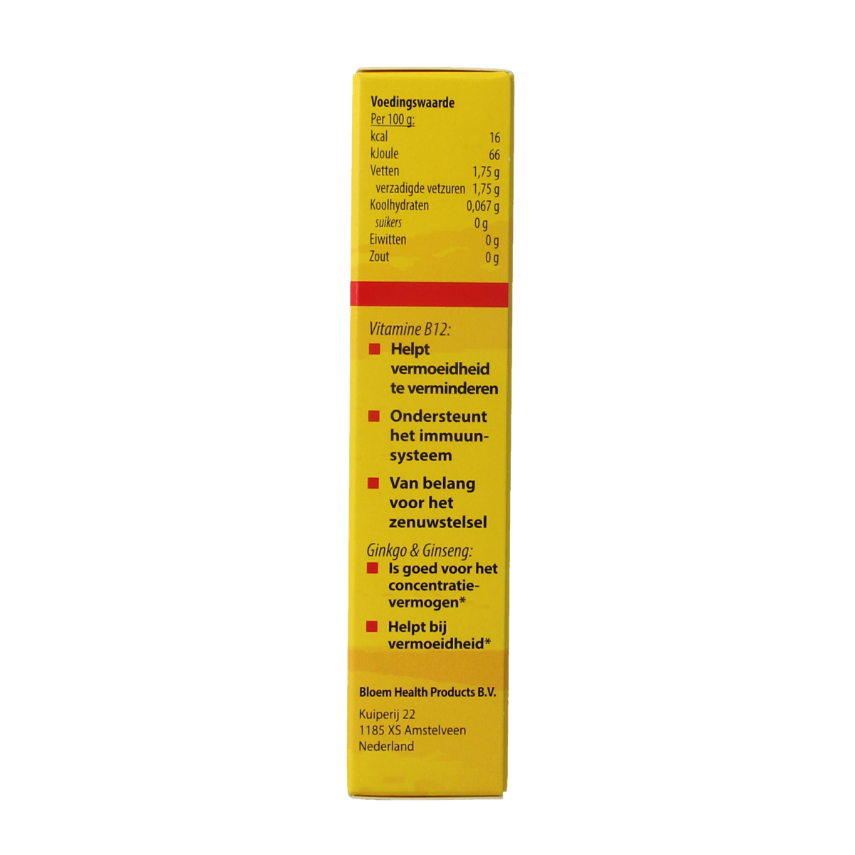Bloem Recovery Power extra herbal supplement tablets, natural herbal remedy packaging with 30 tablets in a box.