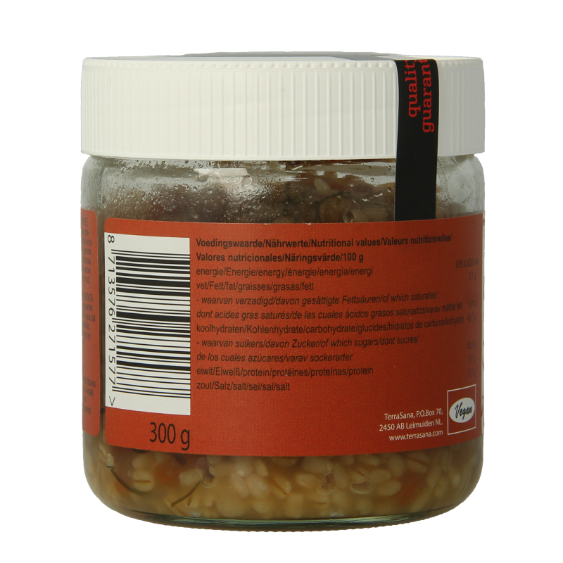 TS Import Natto miso zoet sauce in a 300g jar, shown with label and spoon, used as a flavorful condiment or cooking ingredient.