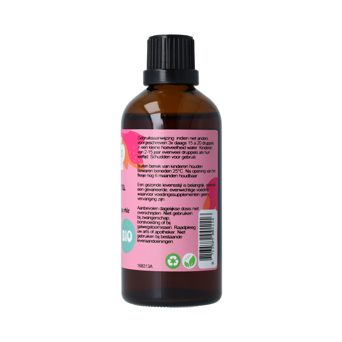 De Cruydhof Curcuma longa / geelwortel tinctuur bio 100.00 Milliliter