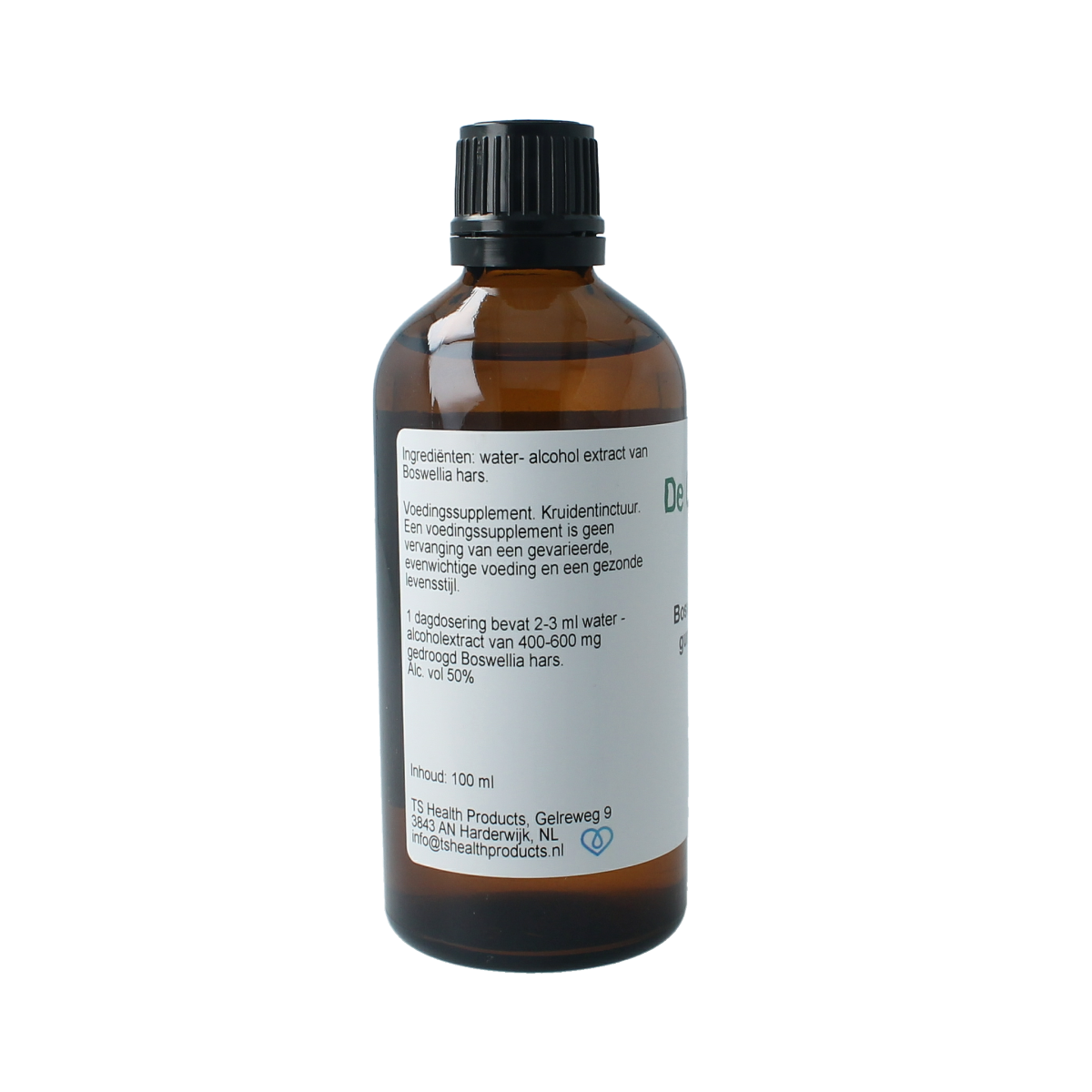 Cruydhof Boswellia serrata tinctuur in 100ml bottle, herbal supplement with Boswellia for natural health support