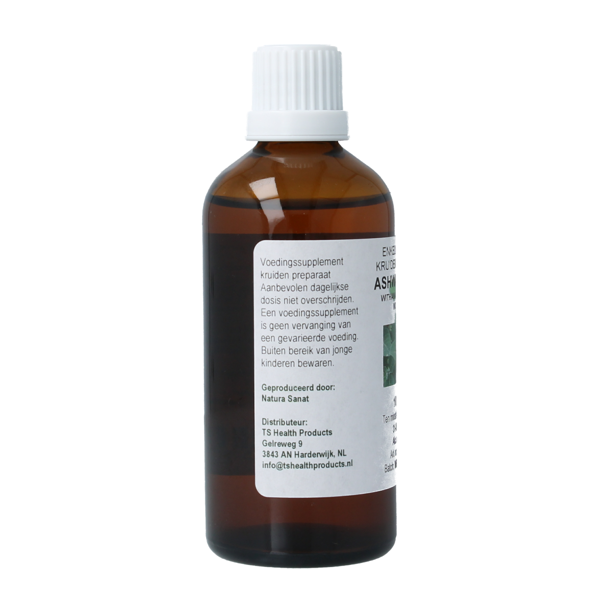 Cruydhof Withania somnifera/ashwagandha tinctuur 100.00 Milliliter