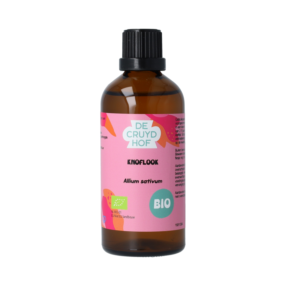 De Cruydhof Allium sativum bulb/knoflook tinctuur bio 100.00 Milliliter