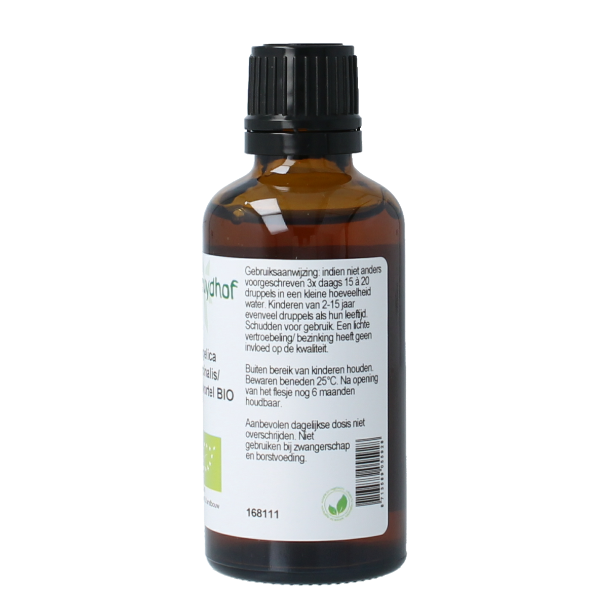 Cruydhof Angelica officinalis/engelwortel tinctuur bio 50.00 Milliliter