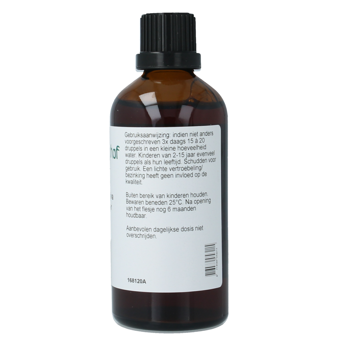Cruydhof Avena sativa herbal tincture 100ml bottle with label showing product details and branding, in a clear image.