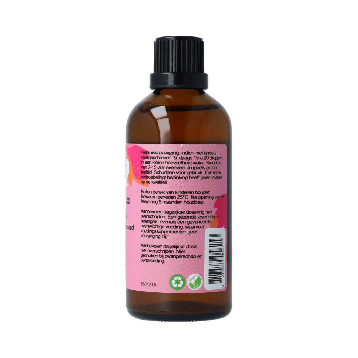 De Cruydhof Astragalus membranaceus radix tinctuur in 100ml bottle, herbal supplement for immune support, with herbal extract label.