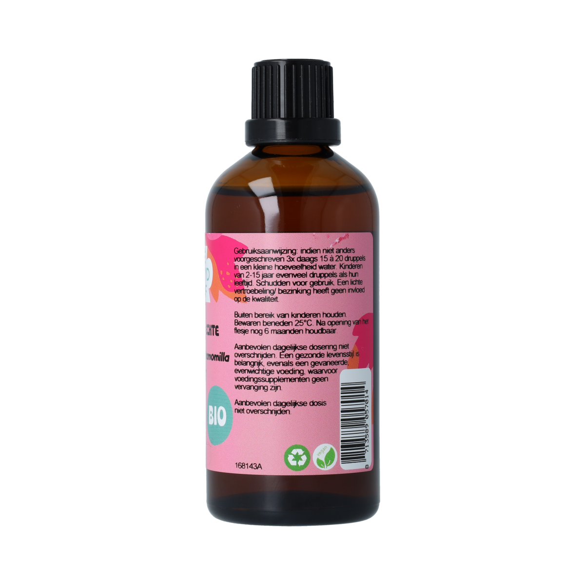 Natura Sanat Matricaria chamomilla/echte kamille tinctuur bio 100.00 Milliliter