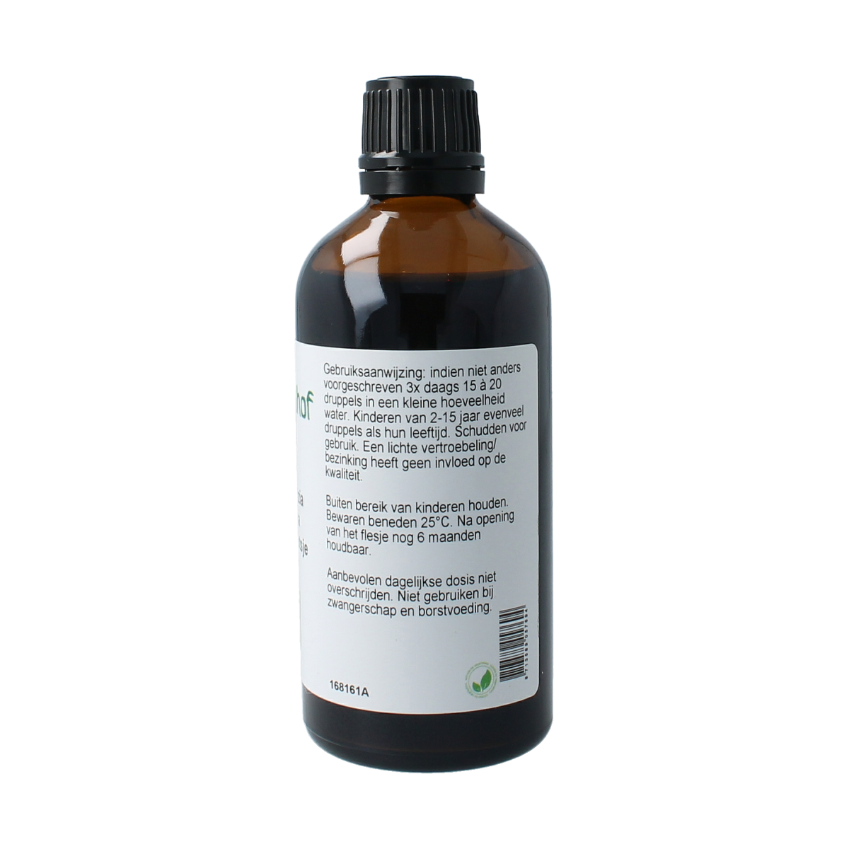 Cruydhof Eschscholtzia calif slaapmutsje tinctuur in 100ml bottle, herbal supplement for relaxation, natural herbal preparation.