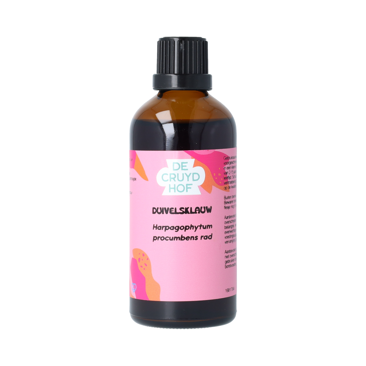 De Cruydhof Harpagophytum p r / duivelsklauw tinctuur 100.00 Milliliter