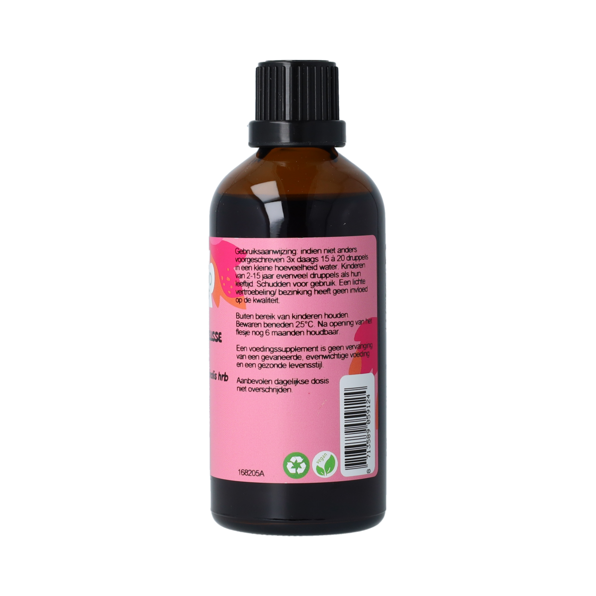De Cruydhof Melissa officinalis herb / citroenmelisse tinctuur 100.00 Milliliter