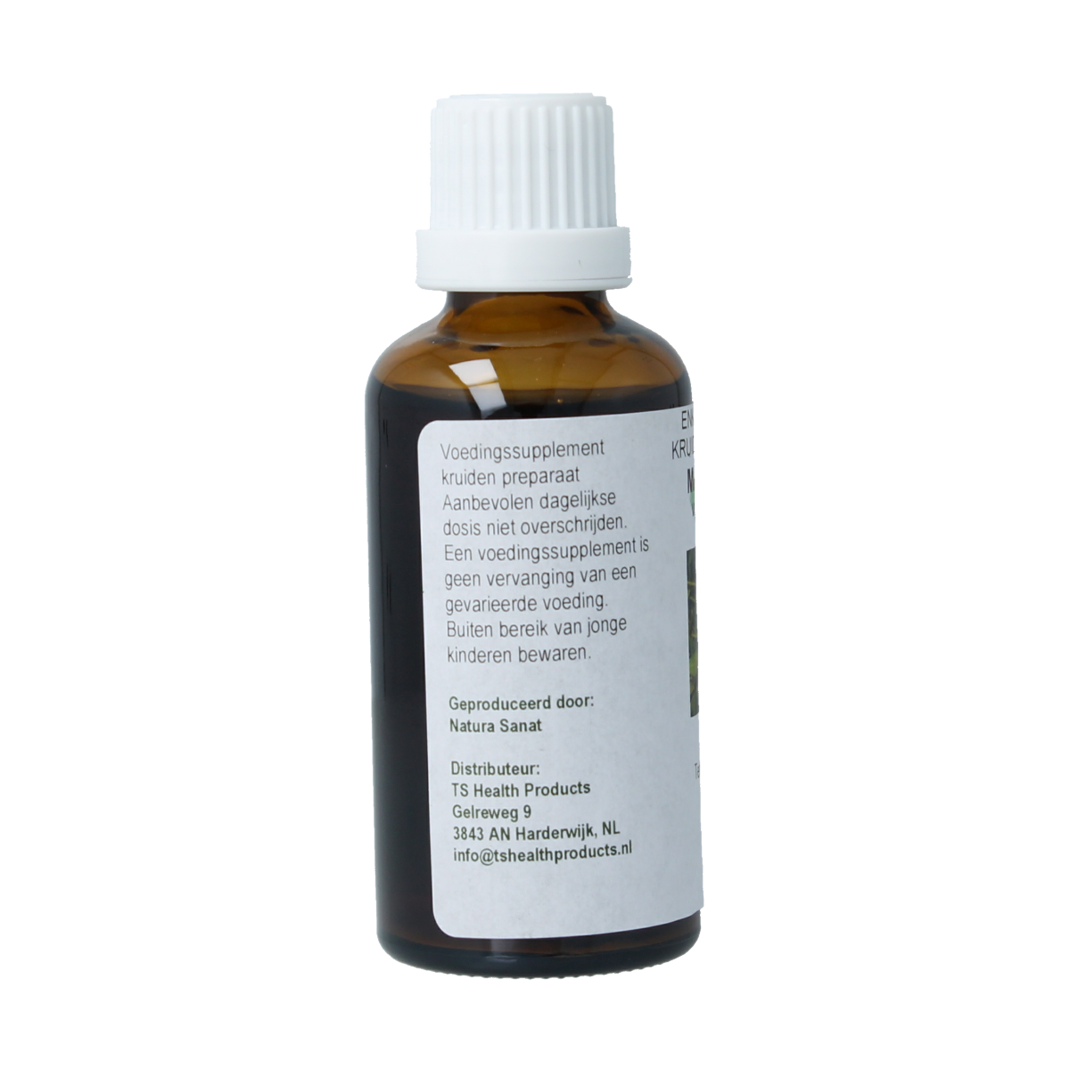 Cruydhof Viscum album herb tincture in a 50ml bottle, used as a herbal preparation for natural health remedies.