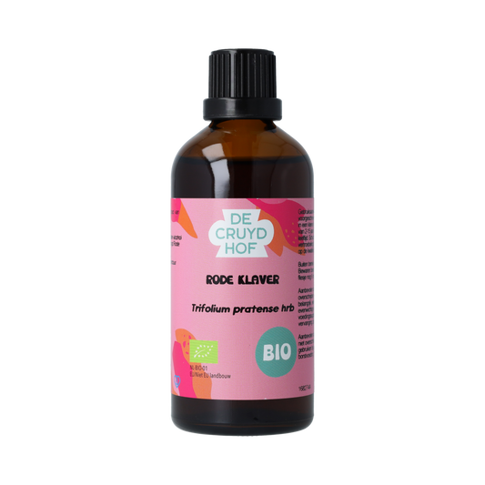 De Cruydhof Trifolium / rode klaver tinctuur bio 100.00 Milliliter