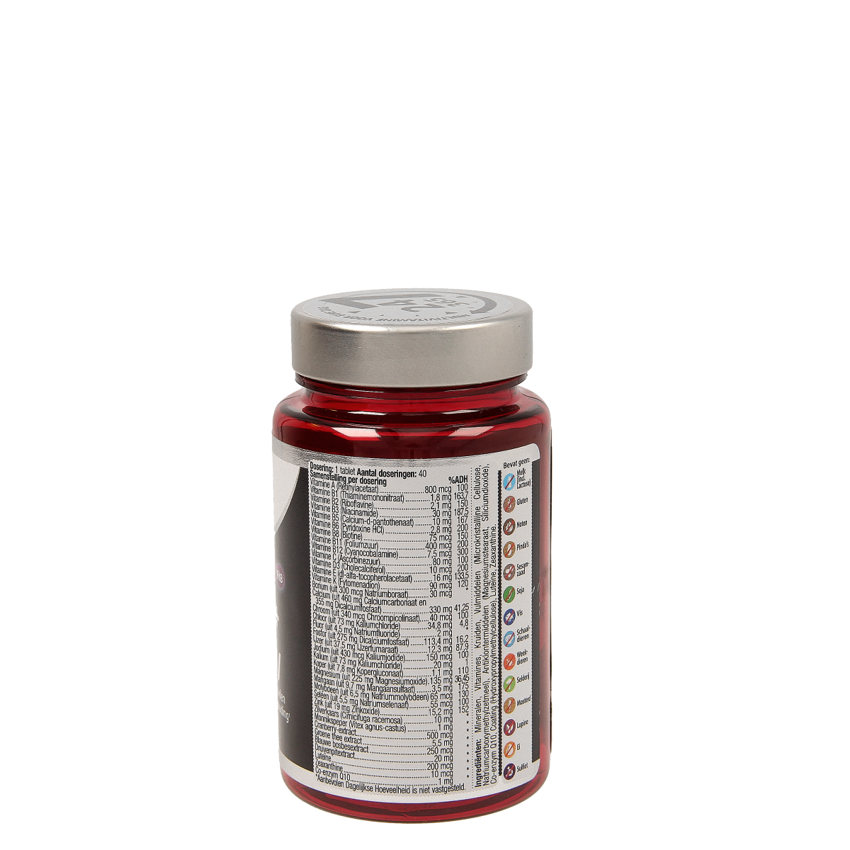 Lucovitaal Multi+ Compleet Vrouw vitamine multivitamine tabletten, 40 stuks, for women's daily health and nutritional support