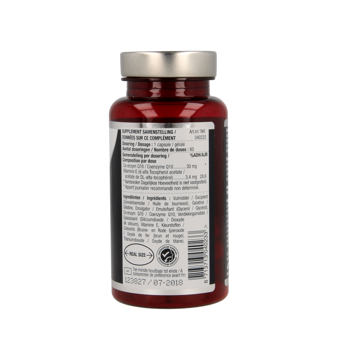 Lucovitaal Q10 30mg capsules, antioxidant supplement, 60-count bottle, dietary mineral supplement with natural ingredients