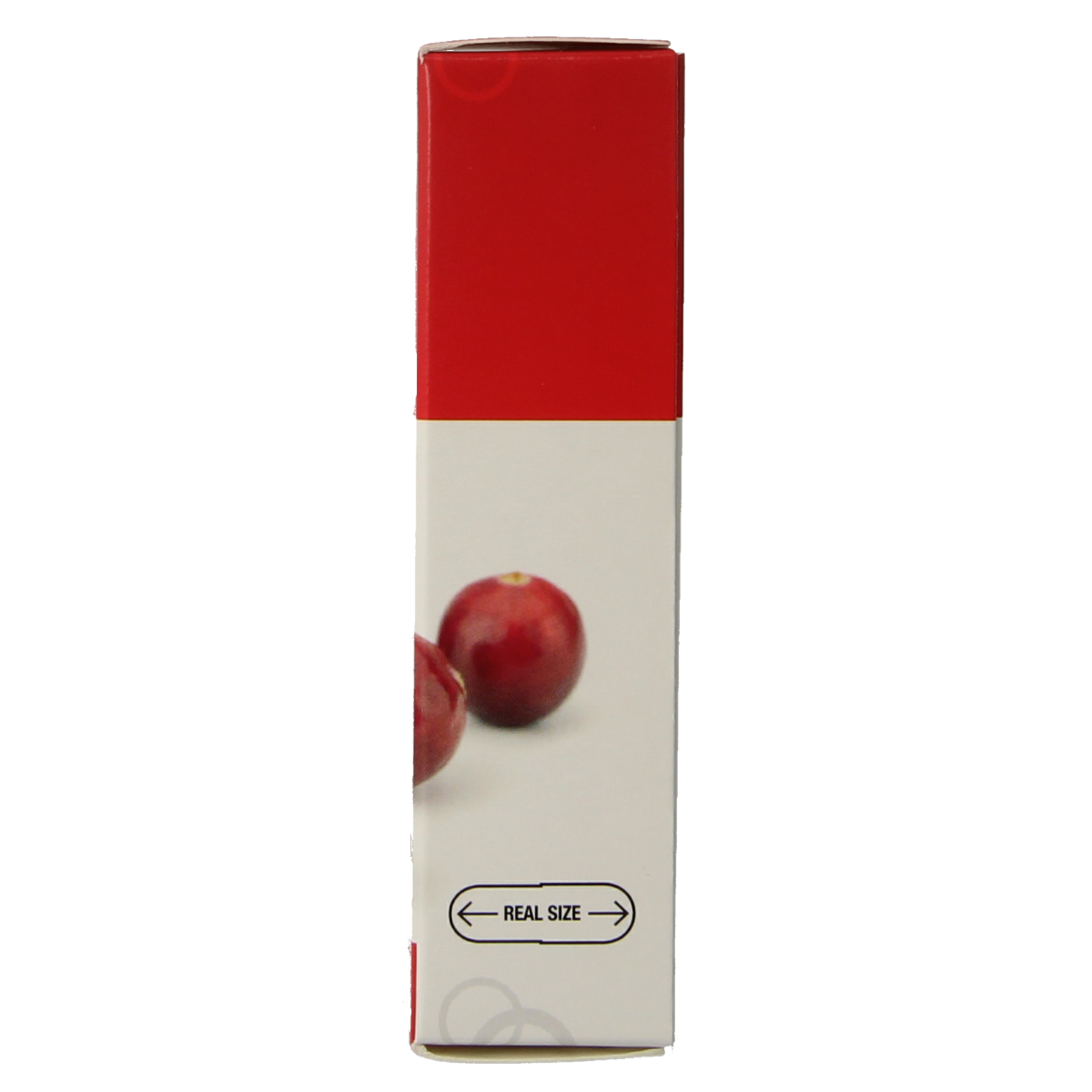 Lucovitaal CranMad herbal supplement capsules in a bottle, showing the product label and capsule details.
