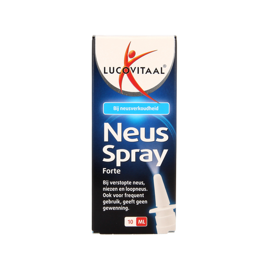 Lucovitaal Neus en bijholte spray 10ml, neusverzorging en inhalatie voor verlichtende neusspray met handige sprayfles.