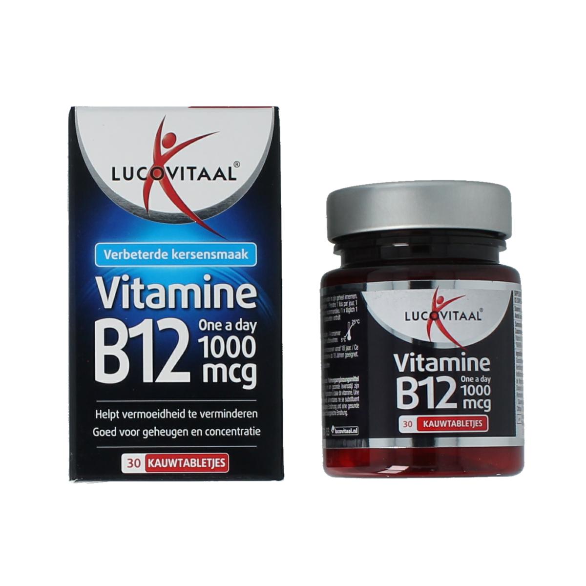 Lucovitaal Vitamine B12 1000mcg 30.00 Kauwtabletten