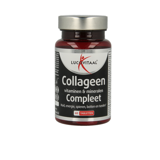 Lucovitaal Collageen vitaminen en mineralen tabletten, compleet multi-mineral supplement voor ondersteuning van gezondheid.