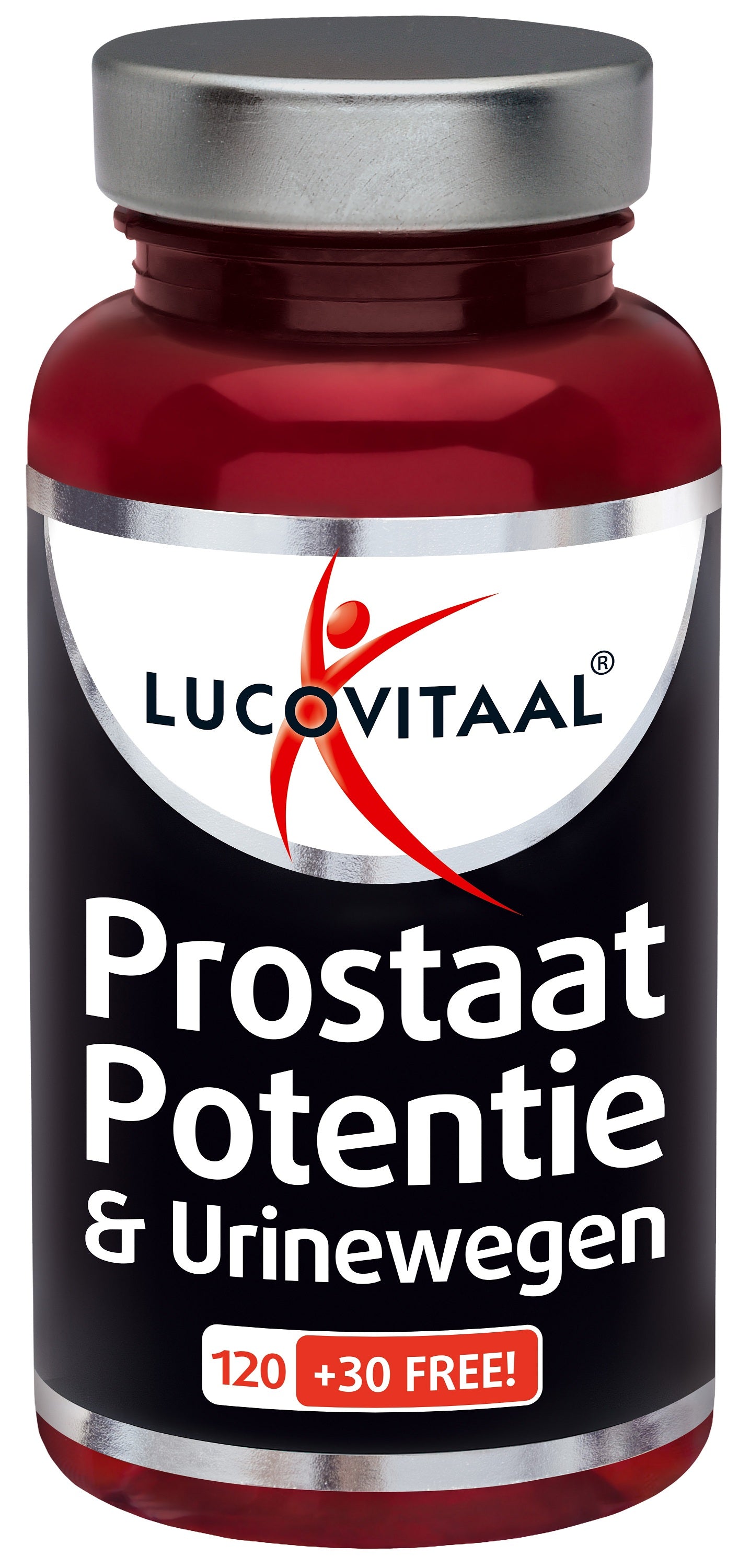 Lucovitaal Prostaat potentie en urinewegen capsules, dietary supplement with herbal ingredients for prostate health and urinary support