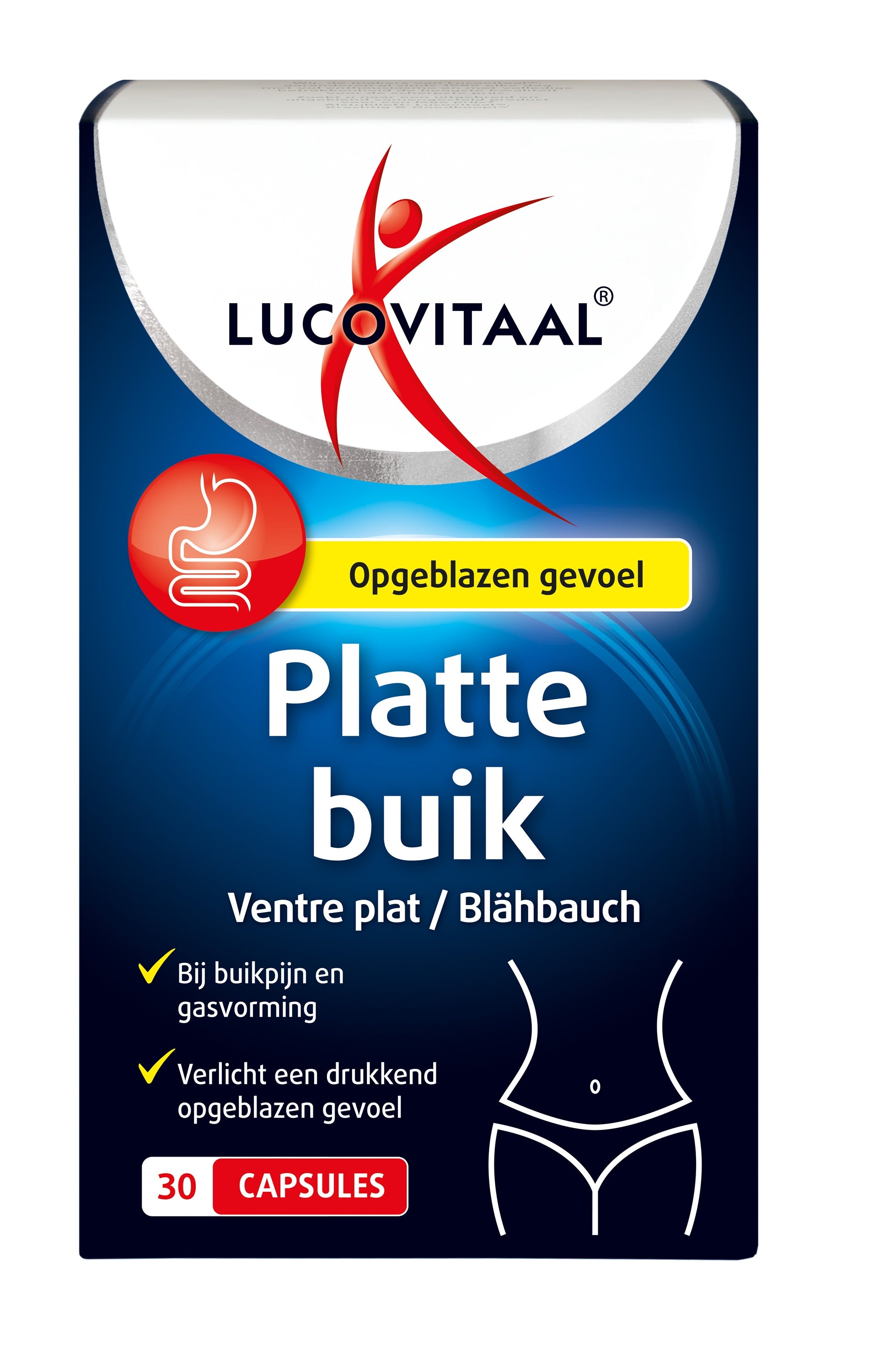 Lucovitaal Platte Buik capsules 30.00 Capsules