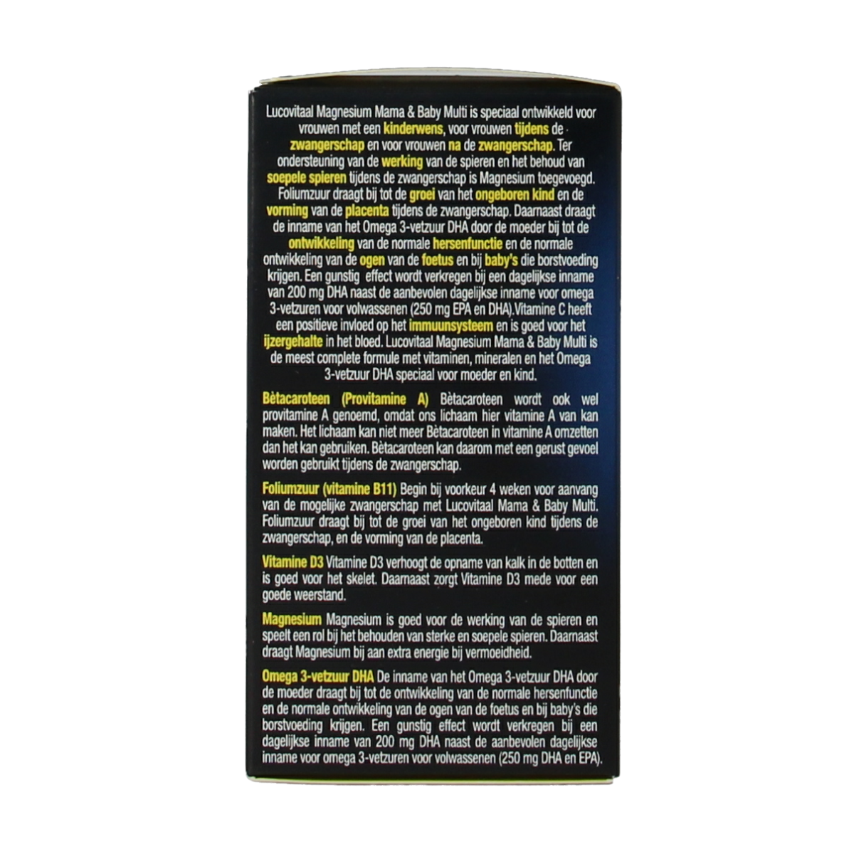 Lucovitaal Magnesium Mama & Baby multivitamin capsules for pregnant women and infants, 30 capsules, dietary supplement.