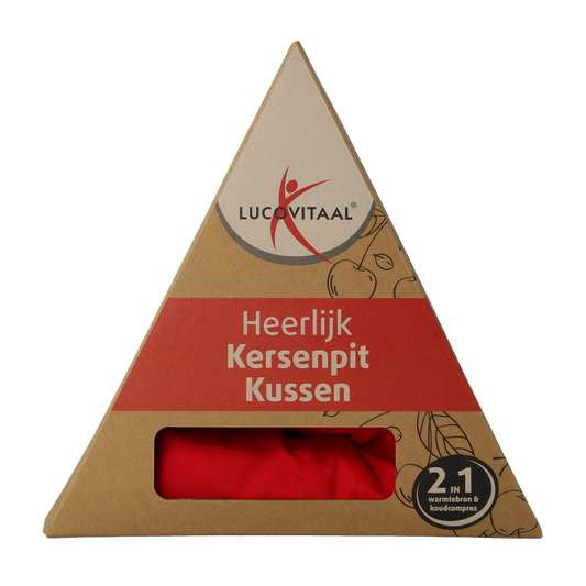 Long, rectangular cherry pit pillow by Lucovitaal, designed for comfort and relaxation.
