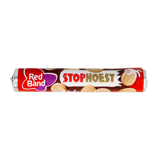 Red Band Red Band Stophoest 1.00 Rol, colorful candy snack from the Snoepgoed collection with bright red packaging.