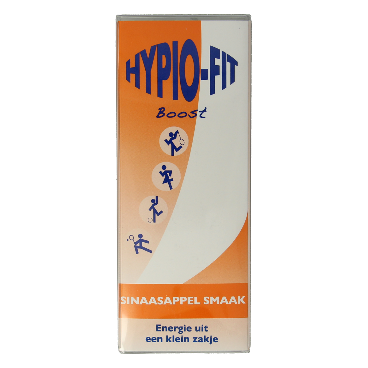 Hypio-Fit Hypiofit Boost sachets, sugar and sweetener product, shown in a close-up image with 30 sachets in the package
